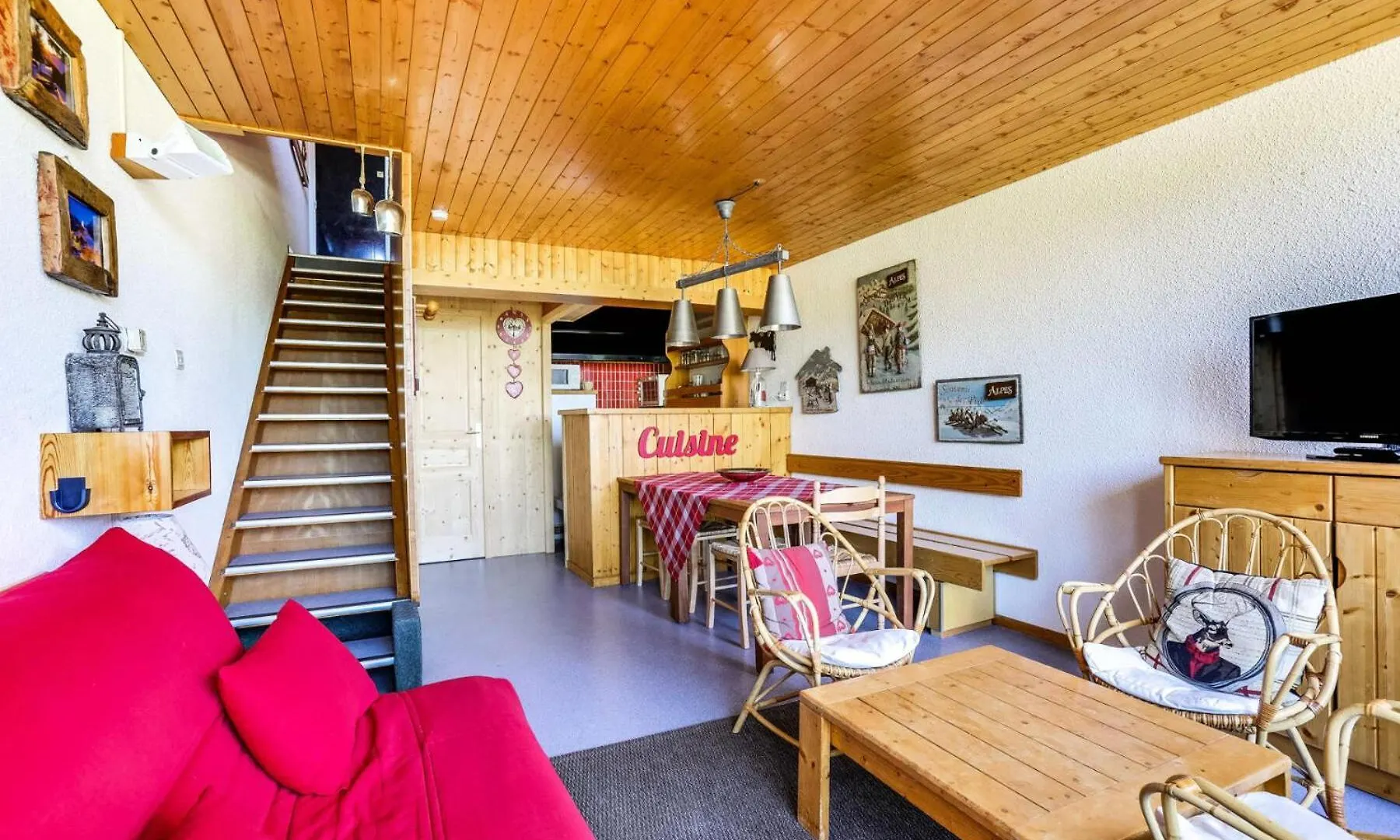 Residence Versant Sud - Agreable Appartement 2 Pieces 7 Personnes A Arc 1600 Dans Une Residence Avec Piscine Exterieure Proche Des Pistes Et Des Commerc Mae-1685 location